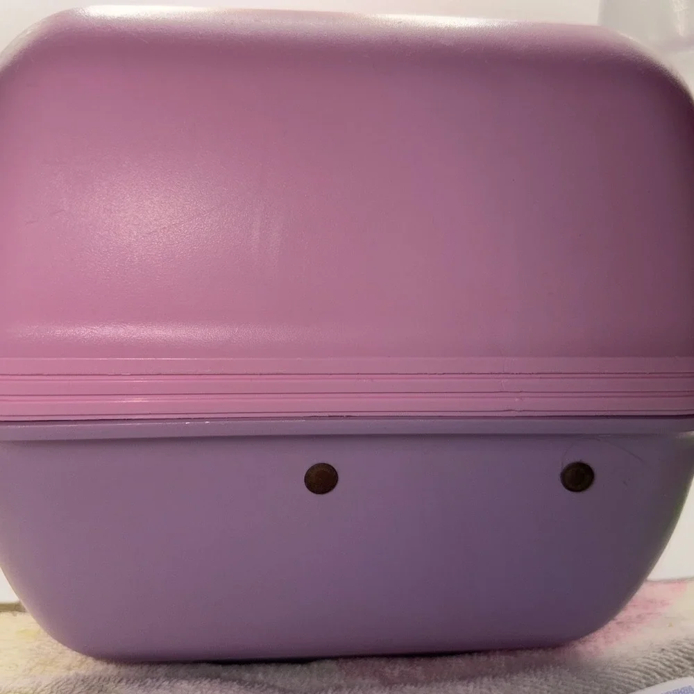 Caboodles OS Pink Purple Vintage 90s Makeup Case Organizer Y2K Retro Aesthetic